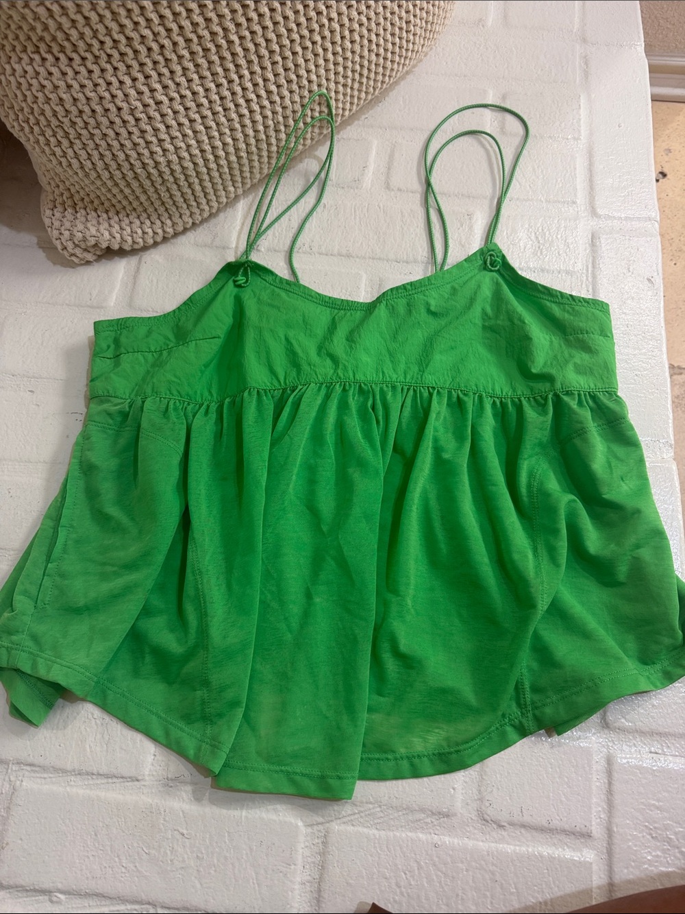 Free People adjustable strap, flowy , baby doll tank